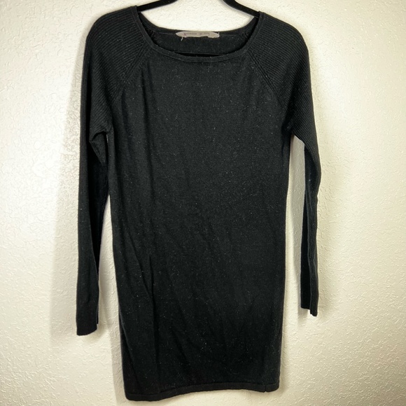 Athleta Black 100% Merino wool Sweater Dress, XS, - Picture 2 of 7